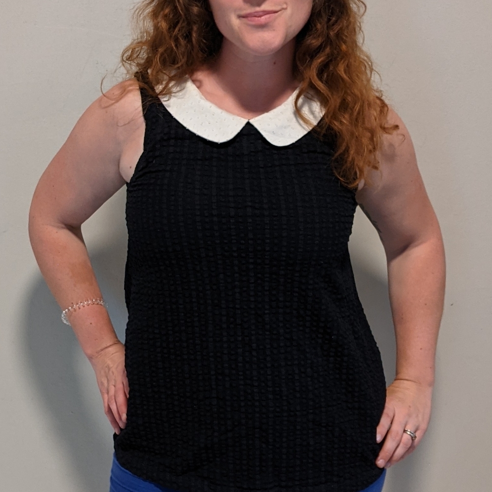Anthropologie collared top